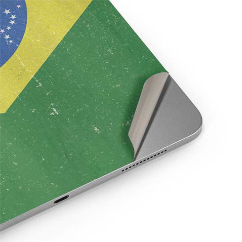 Brazil Flag Distressed Apple iPad Air Skin